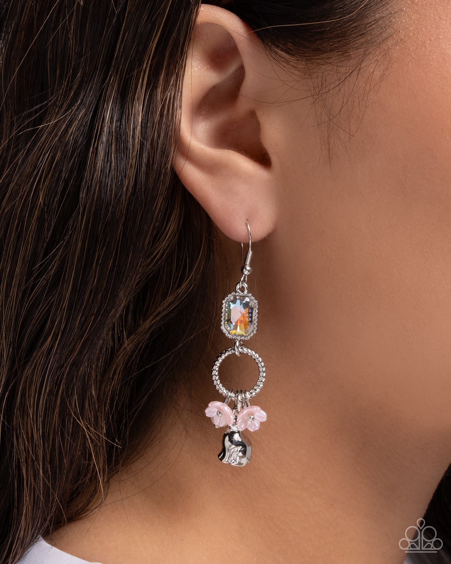 Malibu Melody - Pink - Paparazzi Earring Image