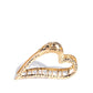 Heartfelt Hint - Gold - Paparazzi Hair Accessories Image