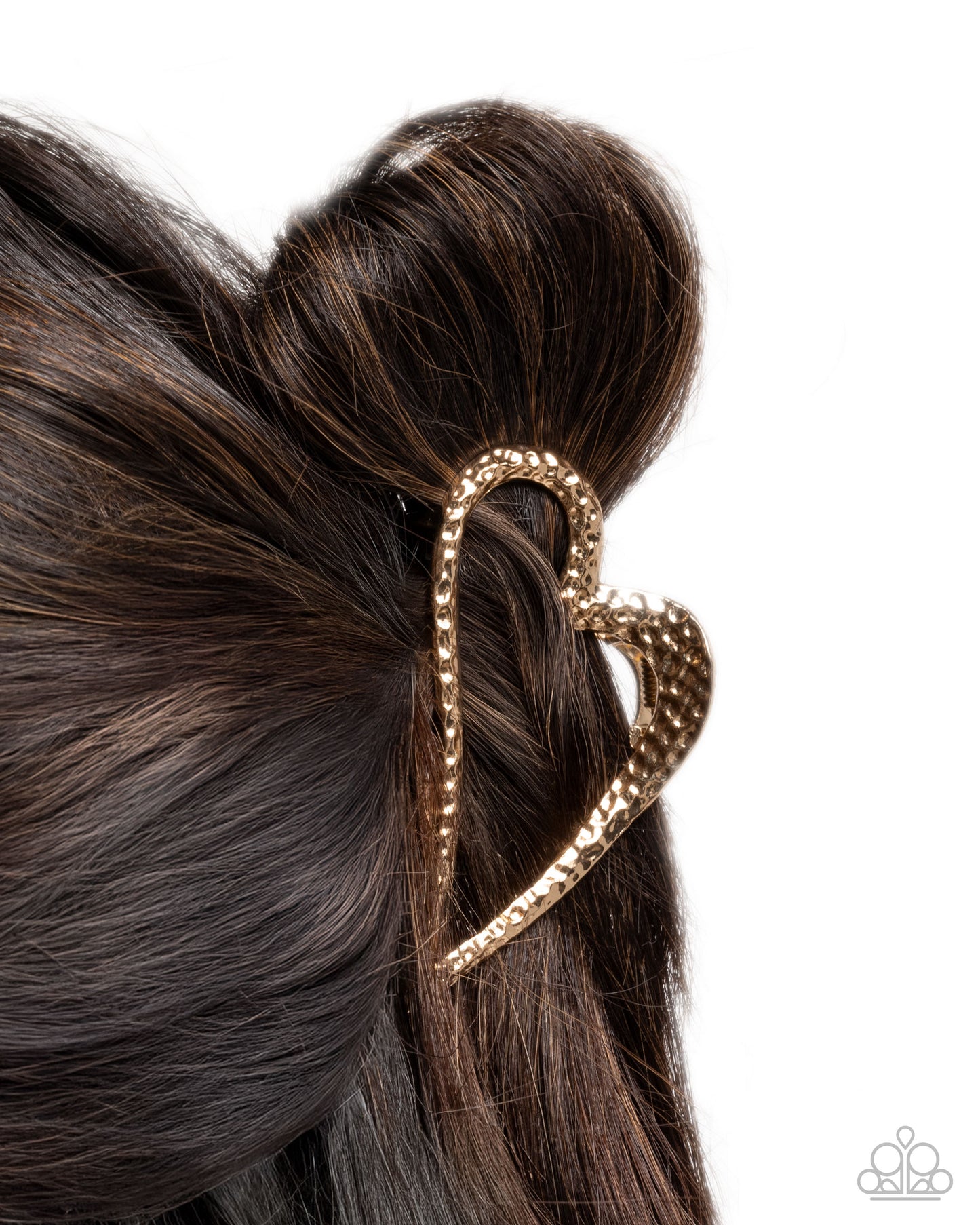 Heartfelt Hint - Gold - Paparazzi Hair Accessories Image