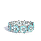 Floral Facility - Blue - Paparazzi Bracelet Image