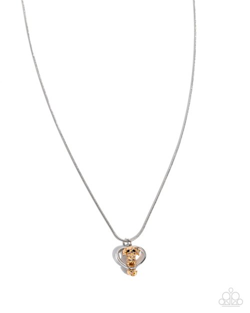 Delightful Dog - Silver - Paparazzi Necklace Image