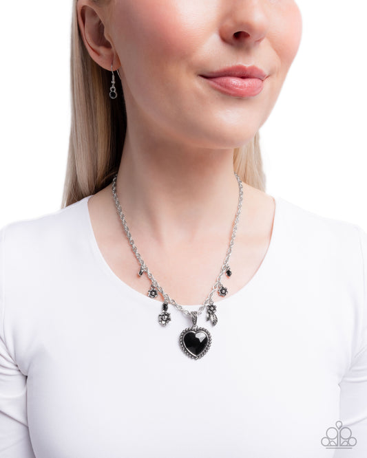 Heirloom Hearth - Black - Paparazzi Necklace Image