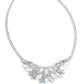 Marquise Maneuver - White - Paparazzi Necklace Image