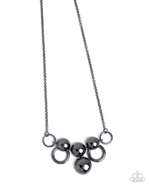 Sleek Staccato - Black - Paparazzi Necklace Image