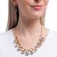 Scintillating Solitaire - Gold - Paparazzi Necklace Image