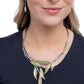 Lush Leaves - Green - Paparazzi Necklace Image