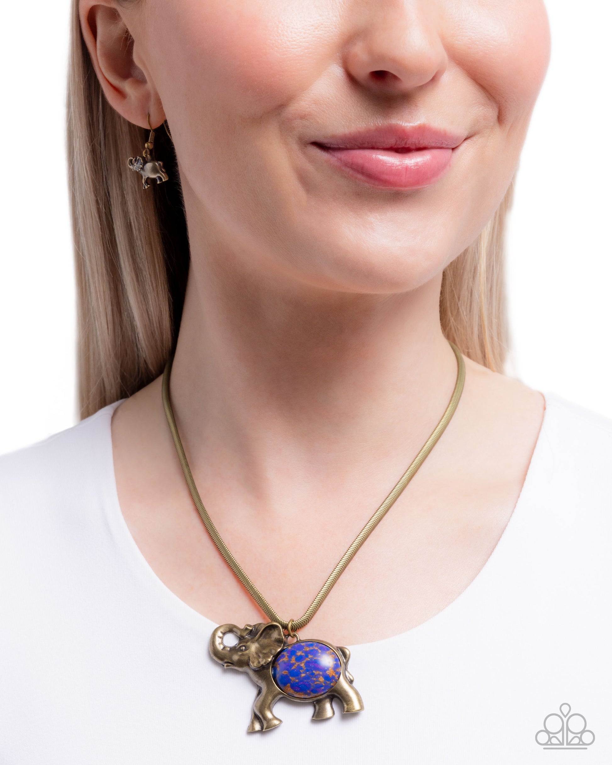 Empathetic Elephant - Paparazzi Necklace Image