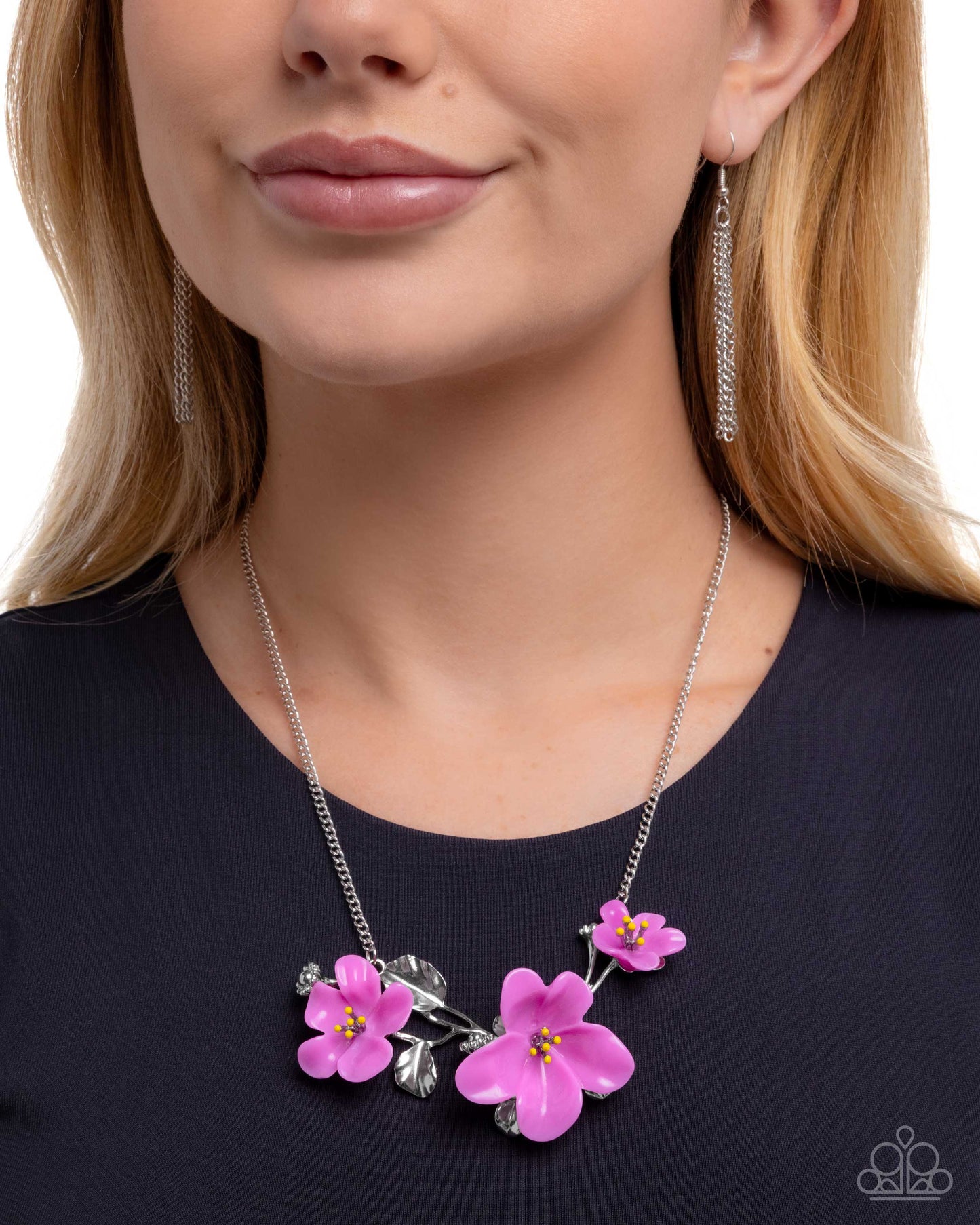 Floral Forecast - Purple - Paparazzi Necklace Image