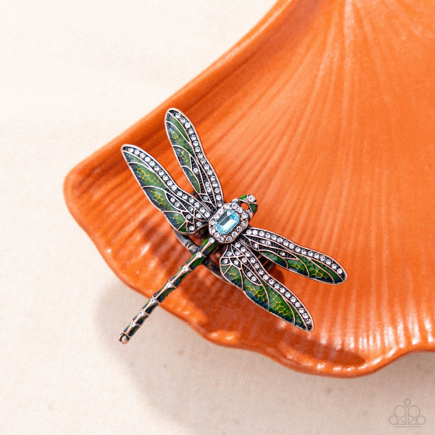 Dragonfly Delivery - Copper - Paparazzi Ring Image
