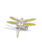 Dragonfly Delivery - Yellow - Paparazzi Ring Image