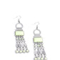Complimentary Cascade - Green - Paparazzi Earring Image