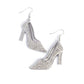 Wedding Shoes - White - Paparazzi Earring Image