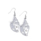 Coastal Conch - White - Paparazzi Earring Image