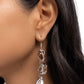 The Next Right Thing - White - Paparazzi Earring Image