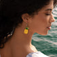 Pleasant Pineapple - Yellow - Paparazzi Earring Image