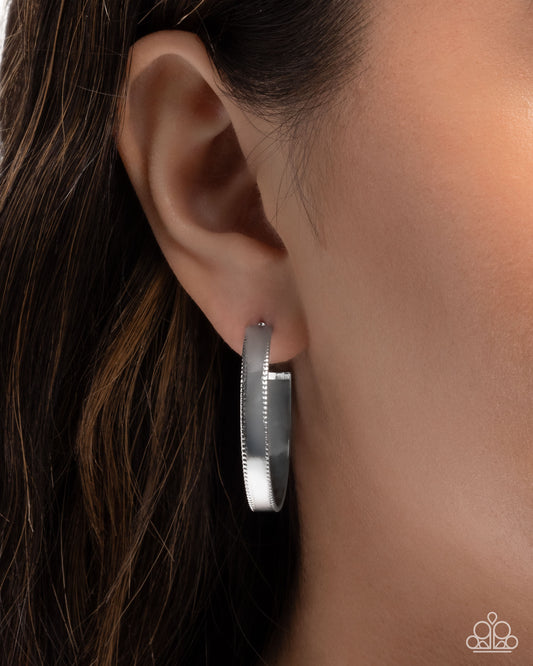 Unapologetic Union - Silver - Paparazzi Earring Image