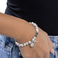 Devout Debut - White - Paparazzi Bracelet Image