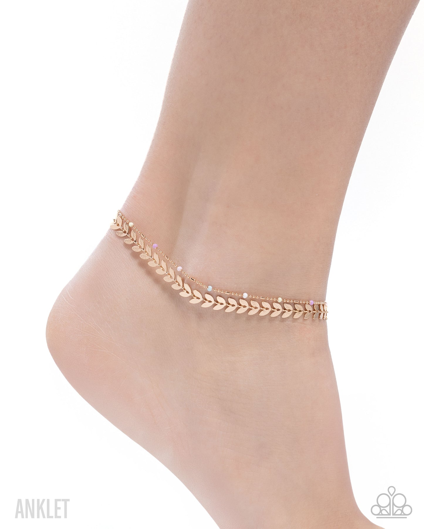 Actionable Anklet - Gold - Paparazzi Bracelet Image
