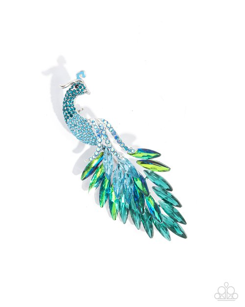 Peacock Pedestal - Paparazzi Hair Accessories Image