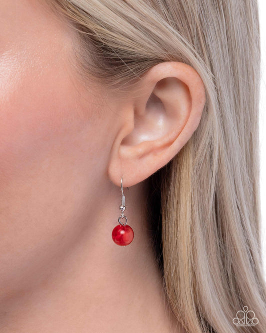 Satisfying Swirls - Red - Paparazzi Necklace Image