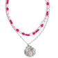 Superior Seashell - Pink - Paparazzi Necklace Image
