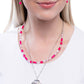 Superior Seashell - Pink - Paparazzi Necklace Image