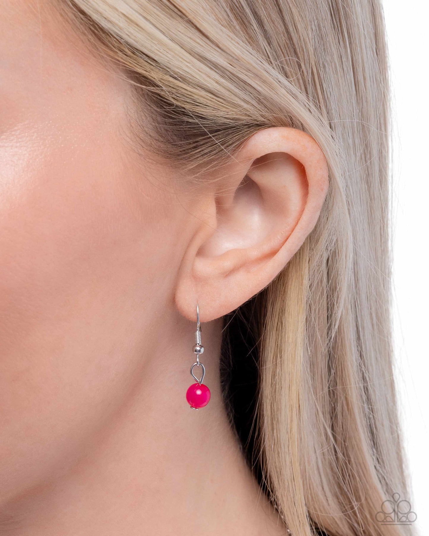 Superior Seashell - Pink - Paparazzi Necklace Image