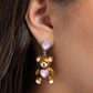 Traditional Teddy - Pink - Paparazzi Earring Image