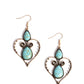 Selfless Stones - Gold - Paparazzi Earring Image