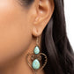 Selfless Stones - Gold - Paparazzi Earring Image