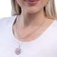 Floral File - Pink - Paparazzi Necklace Image