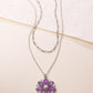 Floral File - Purple - Paparazzi Necklace Image