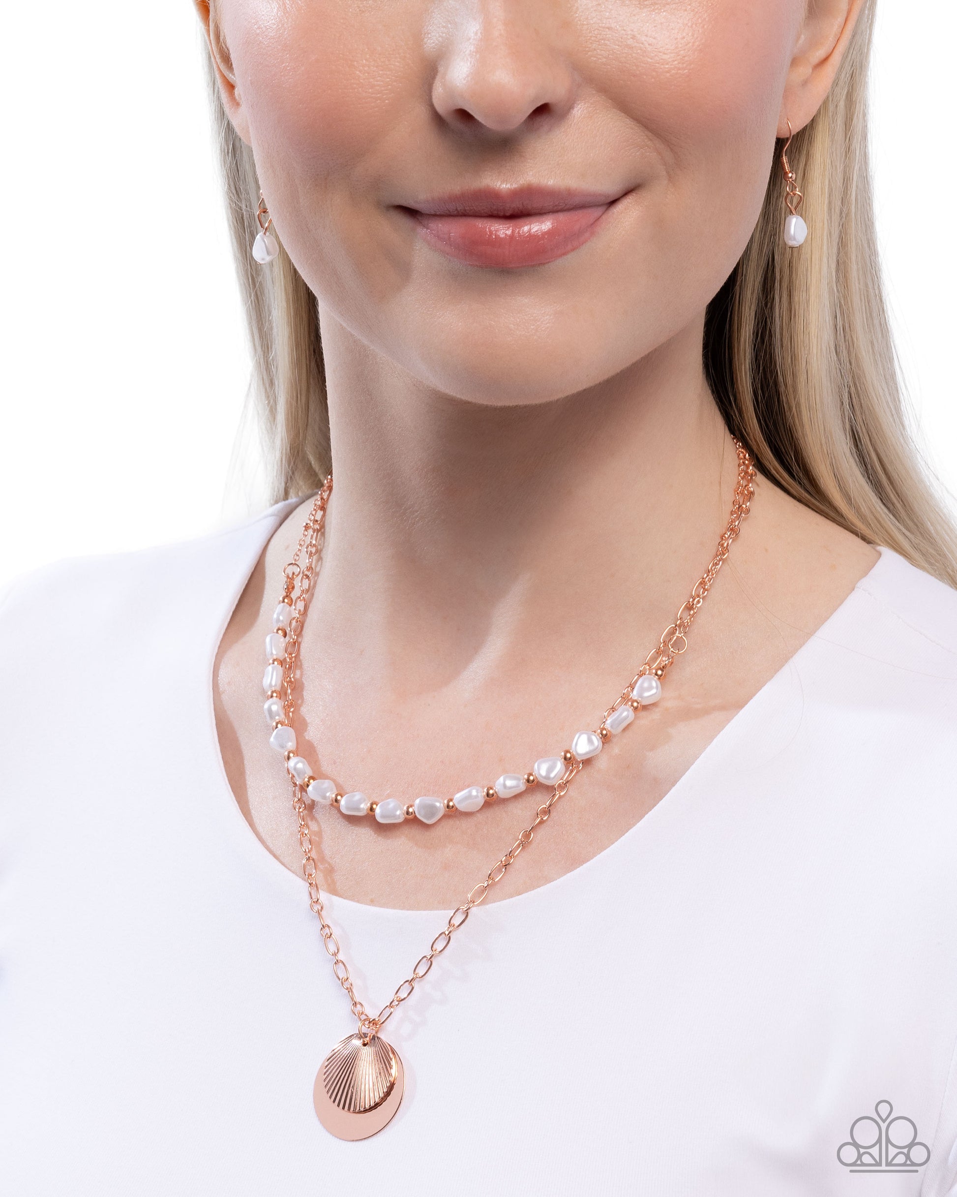 Together Again - Copper - Paparazzi Necklace Image