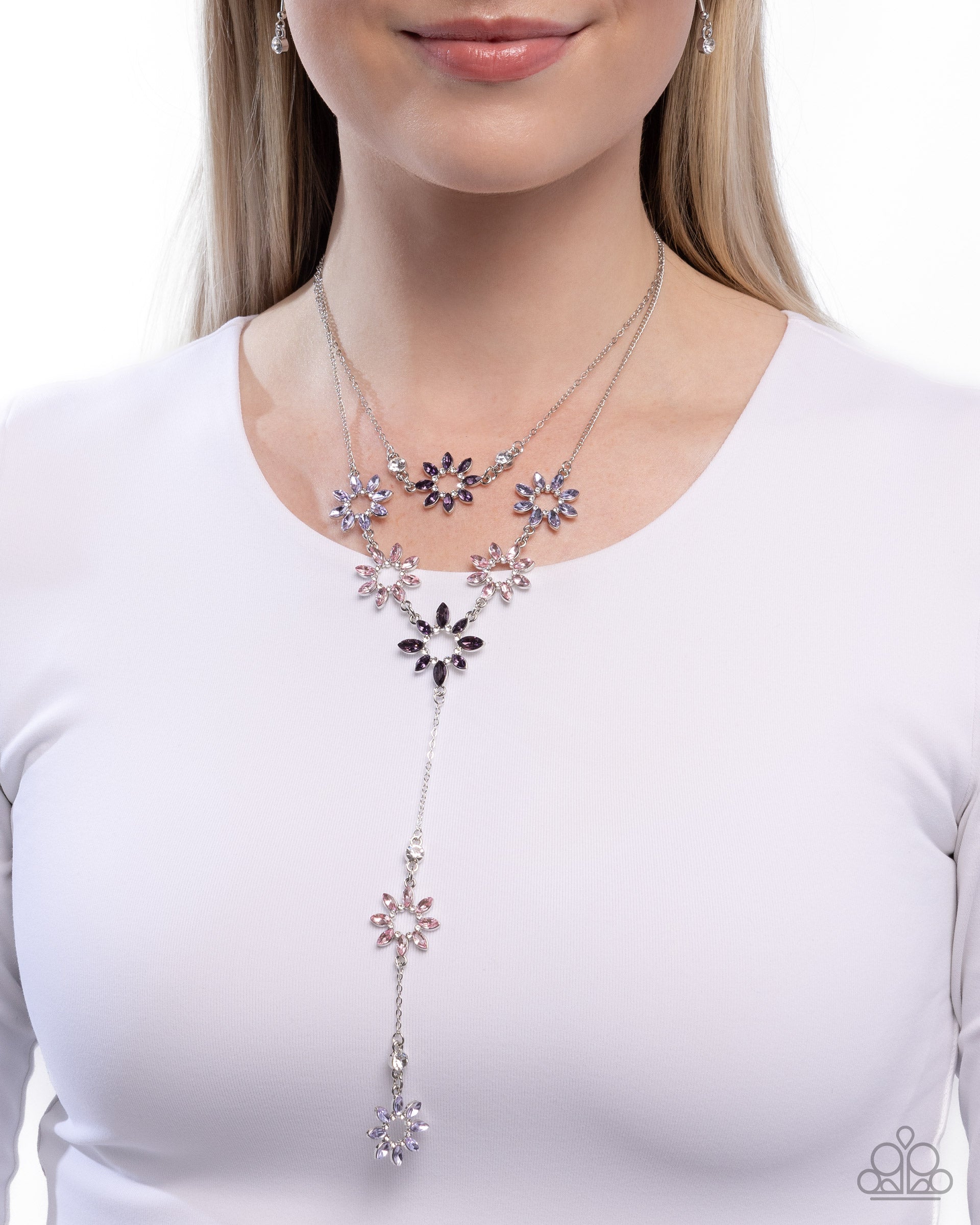 Sprouting Sunshine - Purple - Paparazzi Necklace Image