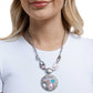 Dreamy Design - Pink - Paparazzi Necklace Image