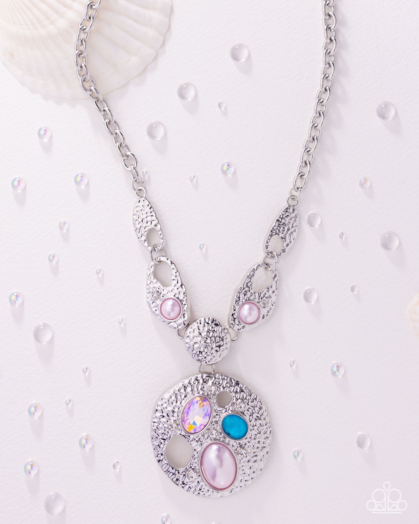 Dreamy Design - Pink - Paparazzi Necklace Image