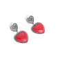 Rustic Reinvention - Red - Paparazzi Earring Image