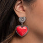 Rustic Reinvention - Red - Paparazzi Earring Image