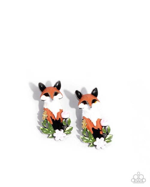 Fox Fanatic - Earrings - Paparazzi Earring Image