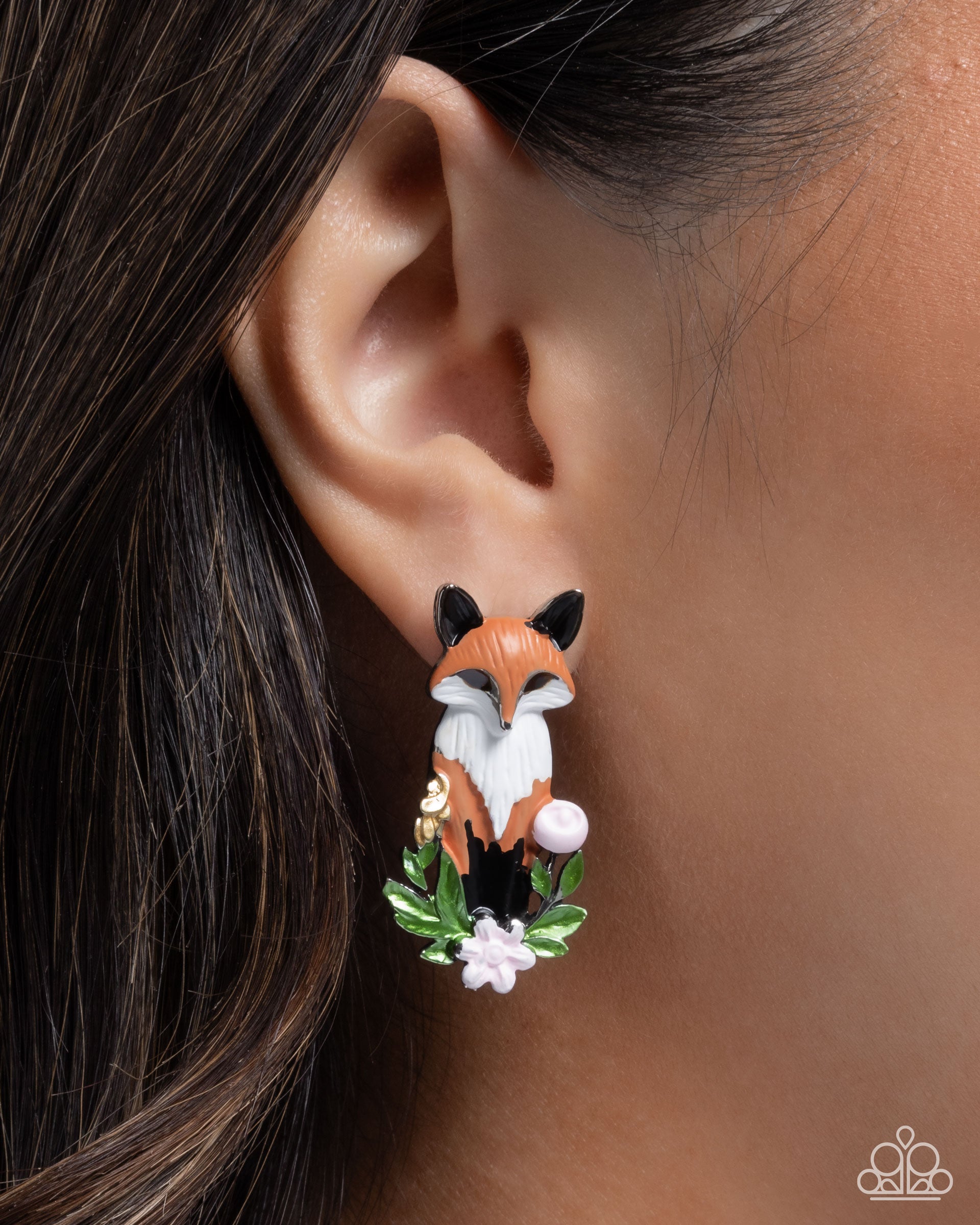 Fox Fanatic - Earrings - Paparazzi Earring Image