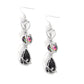 The Next Right Thing - Black - Paparazzi Earring Image