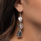 The Next Right Thing - Black - Paparazzi Earring Image