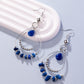 Chiseled Cascade - Blue - Paparazzi Earring Image