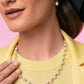 Pearl Premiere - Gold - Paparazzi Necklace Image