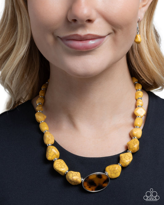 Trailblazing Tortoise - Paparazzi Necklace Image
