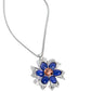 Floral Figurehead - Blue - Paparazzi Necklace Image