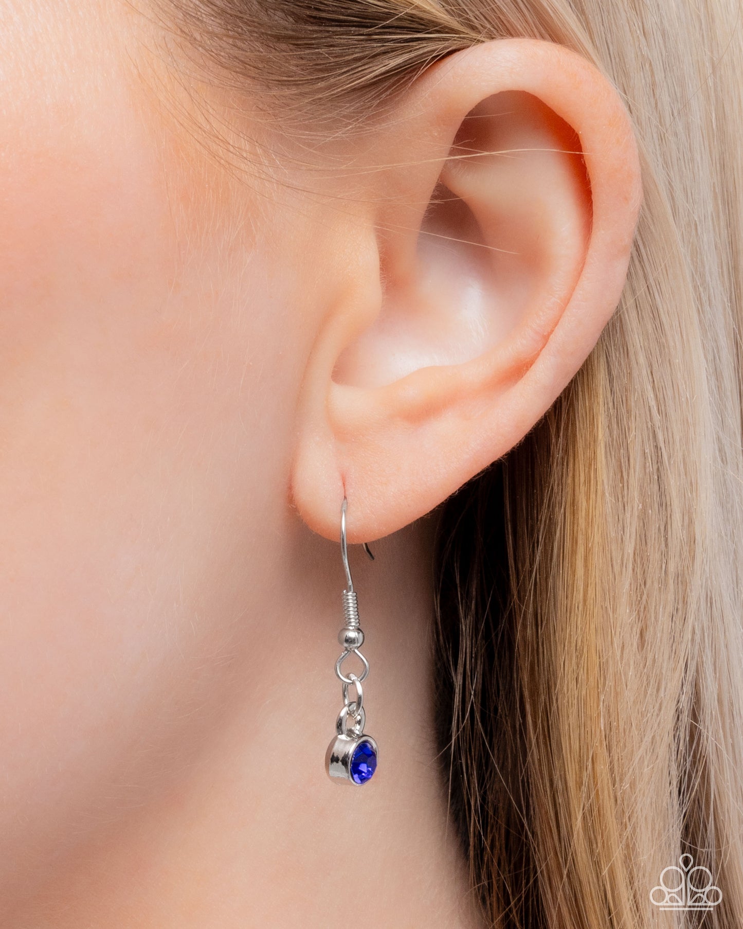 Floral Figurehead - Blue - Paparazzi Necklace Image