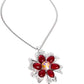 Floral Figurehead - Red - Paparazzi Necklace Image