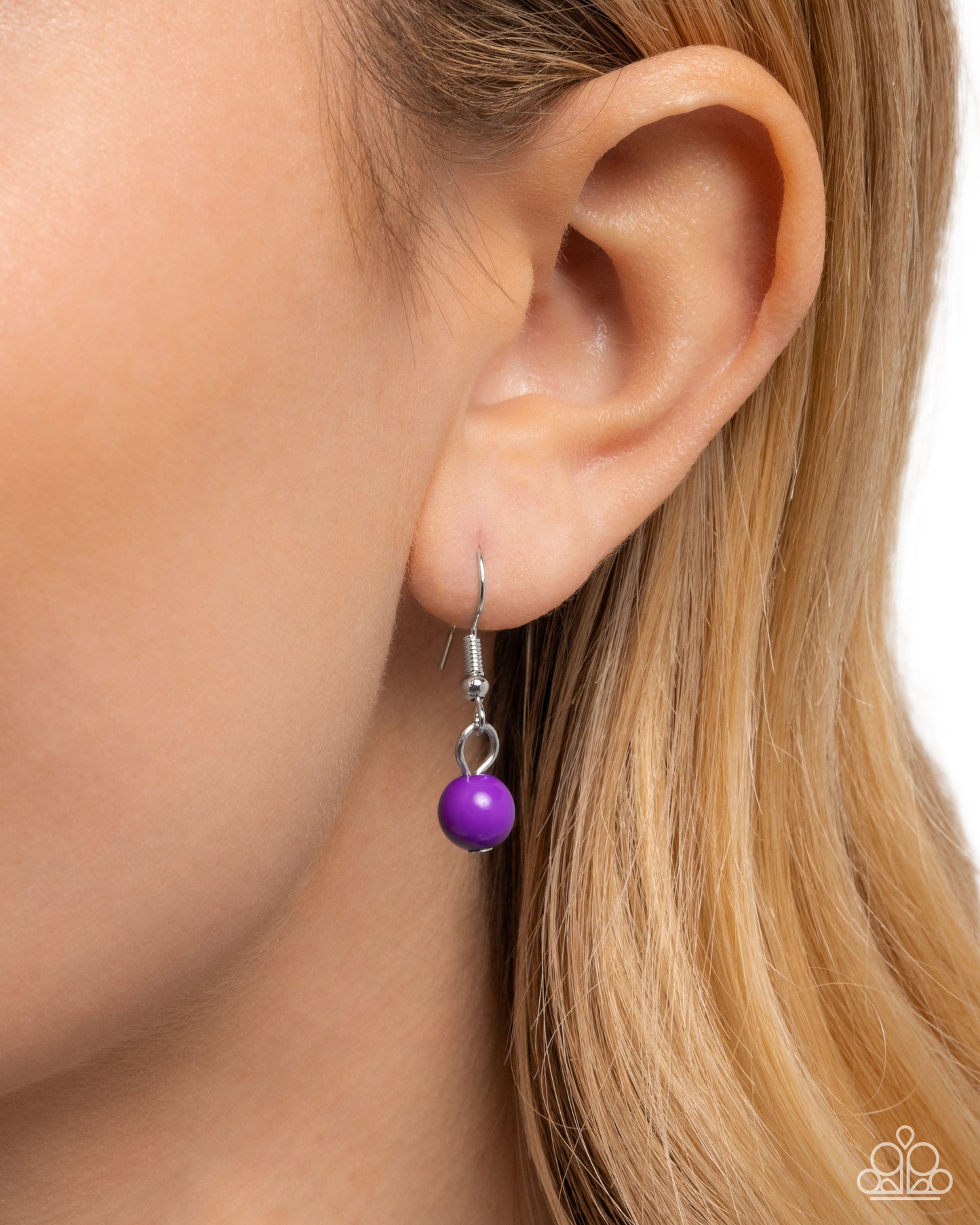 Seed Bead Statement - Purple - Paparazzi Necklace Image