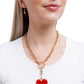 Romantic Range - Red - Paparazzi Necklace Image